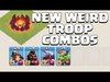 Clash of Clans | WEIRDEST NEW TROOP COMBOS | Baby Dragon/Dra...