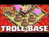 THE TROLL BASE IS BACK! | Clash of Clans | Funny Attack Fail...