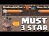 MUST 3 STAR TOP PLAYER TO WIN | Clash of Clans | Intense Cla...