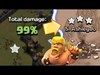 THE 99% 1 STAR GLITCH.. HOW? | Clash of Clans | Funny Fail G