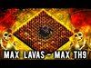 Fully Max TH9 - Upgrading Final Lava Wall | Clash of Clans