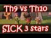 Clash Of Clans | SICK Th9 vs Th10 OVERKILLS - CRAZY 3 Star A
