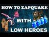 Clash of Clans | How To ZAP QUAKE With Low Heroes And Dragon...