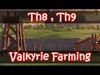 Clash of Clans | Th9 And Th8 Farming With Valkyries