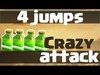 INSANE 4 JUMPS 3 STAR ATTACK vs Maxed Defenses Th9 + Mass Va...