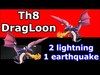 Th8 Mass Dragon Attack With 2 Lightning And Earthquake Spell...