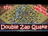 Double Zap Quake In Action!! vs Maxed Defenses Th9 - Clash O...