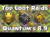 Top Loot Raids of Quantum´s 8.9 | 2 Million Loot!!! | TH9 Ti...