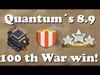100th War win of Quantum´s 8.9 | War Recap TH9 TITAN | Quant...