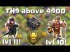 TH9 TITAN above 4900 cups with low level heroes! lv11 Queen ...