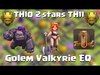 TH10 2 stars TH11 in Titan | Golem + Valkyries + EQ with LOW...