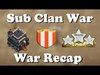 6000 subscriber Clan War Recap | Tobi 8.9 vs. 40 and over :)...