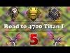 TH9 in Titan over 4600 | Live Attacks + Def against maxed TH...