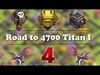 TH9 in Titan above 4600 cups attacks TH10 | Clash of Clans |