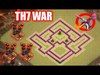 NEW UPDATE 2016 - TownHall7 War Base with 3 Air Defenses | B