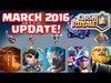 Clash Royale March Update Info! New Legendary Cards, Arenas,