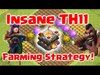 Clash of Clans - Insane TH11 Farming Strategy | Level 6 Hog ...