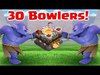 Clash of Clans - 30 Bowler Attack TH11! First Ever Bowler At...