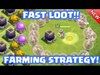 Clash of Clans - Farming Strategy for Fast and Easy LOOT! *E
