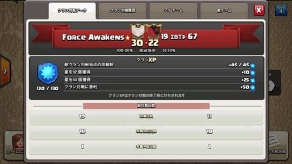 Force Awakens☆ 第90回対戦結果