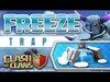 Clash of Clans: INTRODUCING THE FREEZE TRAP (LIVE DEFENSES)