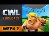 CWL FORECAST w/ JAKE FROM ONEHIVE - WEEK 2