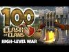 ONE HUNDRED TH10s & TH11s IN A WAR - Clash of Clans High