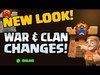 CLASH OF CLANS UPDATE: LOADS of CHANGES to CLANS & WAR!