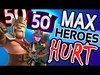 MAX HEROES HURT! TH11 GETS COMPLETELY SMASHED!