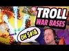 I GOT TROLLED! Attacking RIDICULOUS Town Hall 9 Bases