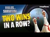 RULES OF SURVIVAL: CAN WE WIN TWO IN A ROW?