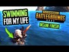 SWIMMING FOR MY LIFE in PUBG Mobile - INTENSE ENDING!