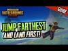 GUIDE TO JUMP FARTHEST & LAND FIRST IN PUBG MOBILE!