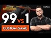 99 PLAYERS vs. Powerbang - CUSTOM GAME w/ SUBS! PUBG Mobile