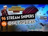 ONE SQUAD vs. 96 STREAM SNIPERS - Mission Impossible! PUBG M