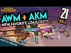 AWM + AKM - Solo vs. Squads - FPP 21 Kills - PUBG Mobile
