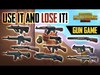 USE EACH GUN ONLY ONCE! PUBG MOBILE GUN GAME CHALLENGE