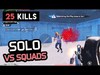SOLO vs SQUAD AGGRESSIVE GAME - 25 KILLS - PUBG Mobile