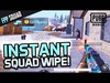 INSTANT SQUAD WIPE in 1ST FPP GAME BACK! PUBG Mobile