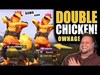 TWO CHICKENS that will eat YOU for Dinner!