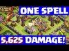 Clash of Clans ♦ WHAT? 5,625 Damage - ONE SPELL ♦ CoC ♦