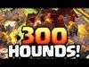 Clash of Clans 300 LAVA HOUNDS! ♦ CoC Developer Raid MADNESS