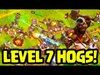 Clash of Clans Update - Level 7 Hogriders in Action!
