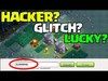 HACKER, GLITCH, or Just Lucky? Clash of Clans BIZARRE Builde