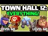 ENTIRE VILLAGE / LEVEL 60 HEROES! Clash of Clans Town Hall 1...