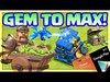 Clash of Clans Town Hall 12 GEM TO MAX!