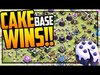The SECRET CAKE BASE WINS!! Clash of Clans Defense