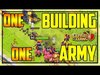 AN ARMY vs. ONE Building... Clash of Clans LIVE Attacks!