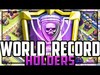 WORLD RECORD Holders in Clash of Clans! The MOST, BEST, FIRS