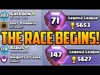 HIGH STAKES RACE! The Quest to 7000 Trophies in Clash of Cla...